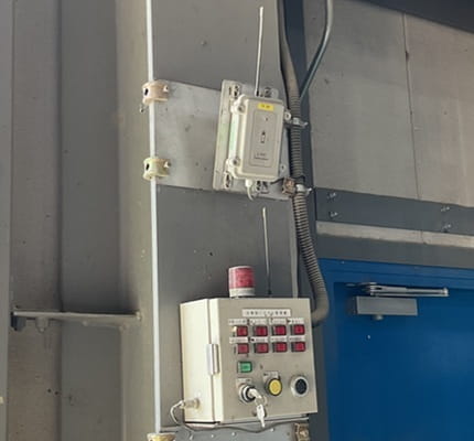 ワイヤレス火災検知システム 制御盤 設置画像