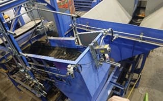 熱画像センサー：ベルトコンベア1設置画像