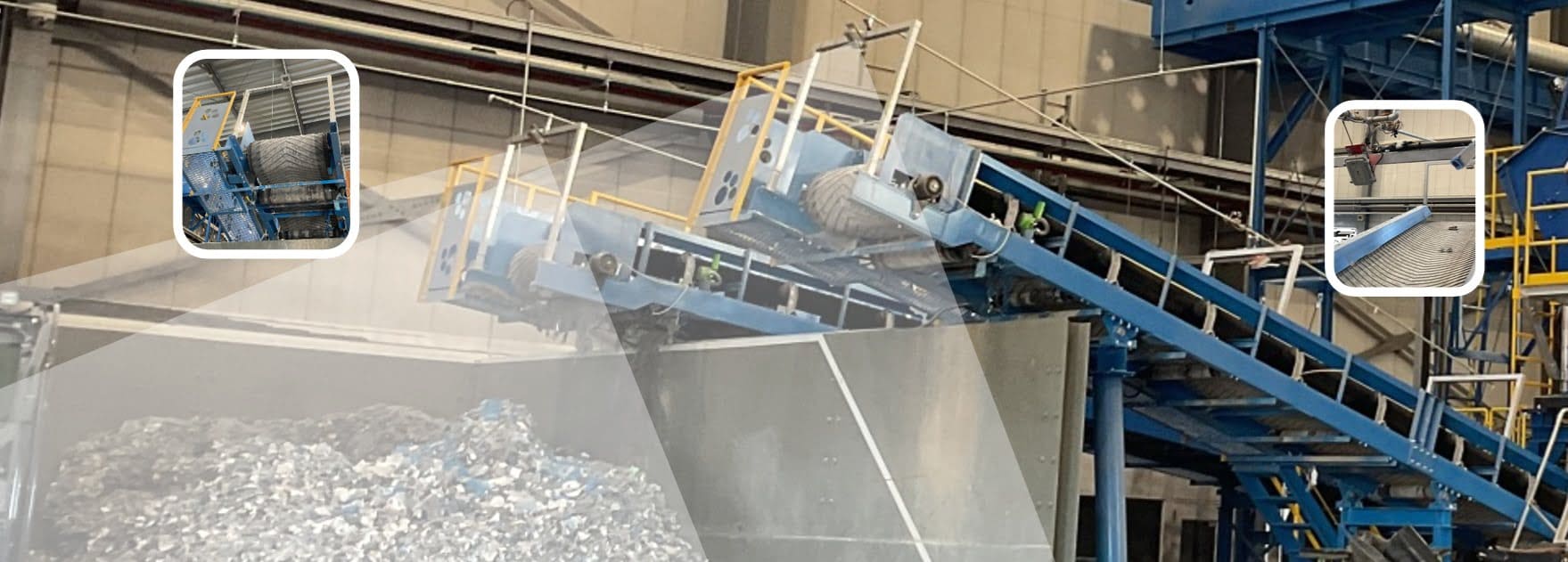 工業用火災検知システム設置例