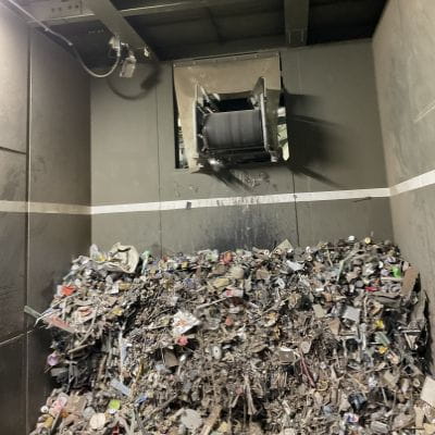 炎検知センサー：集積所設置画像