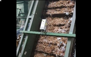 熱画像センサー：ベルトコンベア2設置したサーモカメラ